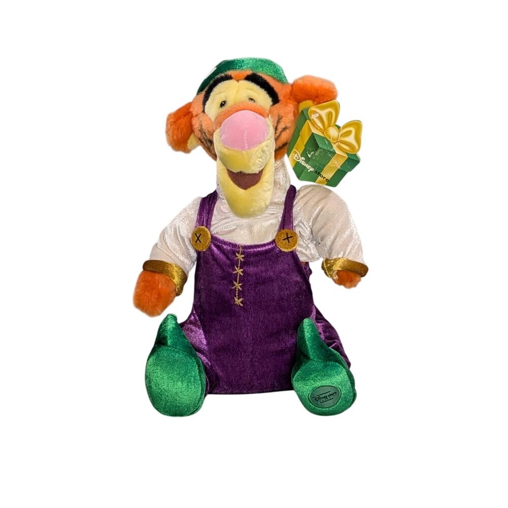 Disney Store Exclusive Tigger Elf Plush 13" Stuffed Animal Winnie The Pooh NWT